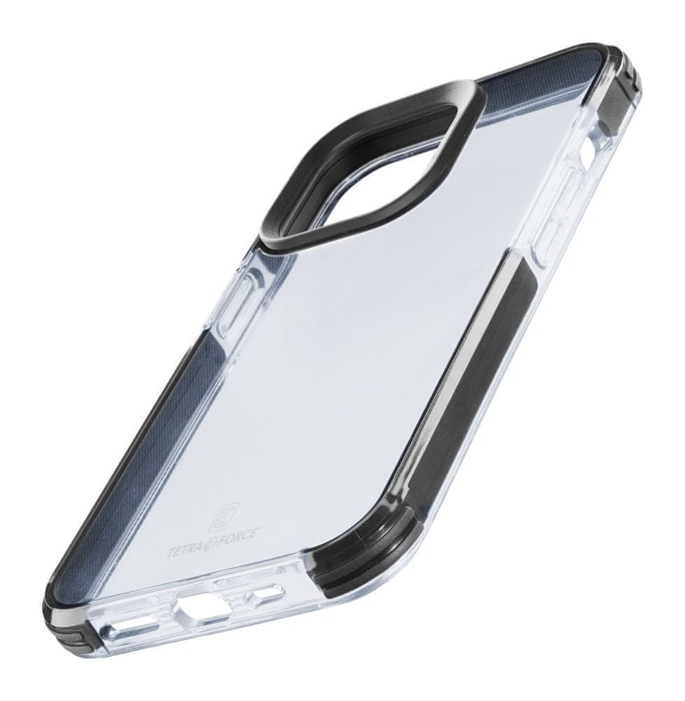 CellularLine Ultra ochranné puzdro Tetra Force Shock-Twist pre Apple iPhone 15 Pro, 2 stupne ochrany, transparentné (TETRACIPH15PROT)